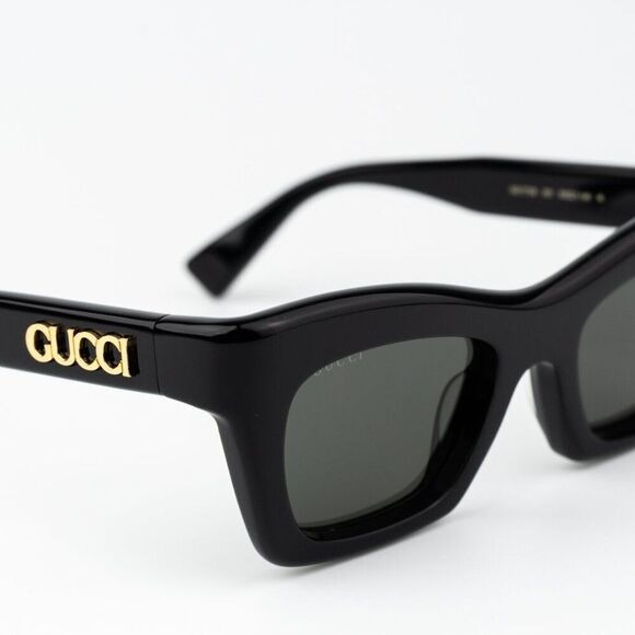 Gucci Women Sunglasses Black Grey Cat Eye GG1773S 001 BRAND NEW main image 9